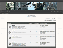 Tablet Screenshot of forum.scriptarium.fr